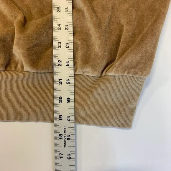 Abound‎ Women's Cropped Crushed Velour 1/4 Zip Long Sleeve Pullover Size L NWT - Picture 9 of 9